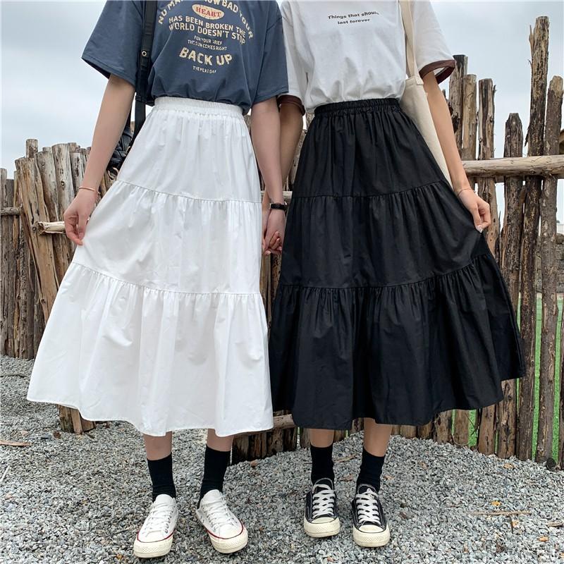 Chân váy Ulzzang Chân váy Vintage 3 tầng siêu đáng yêu RumHana