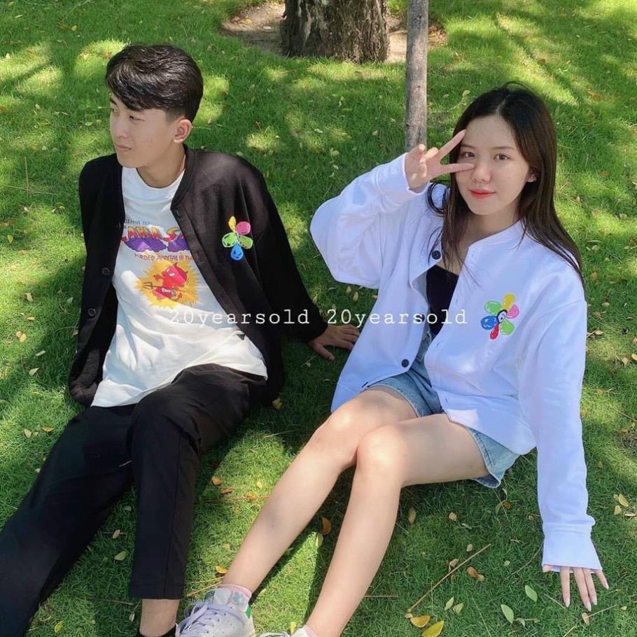 ÁO CADIGAN IN HOA CÚC MAISON UNISEX, dành cho nam nữ kèm ảnh thật