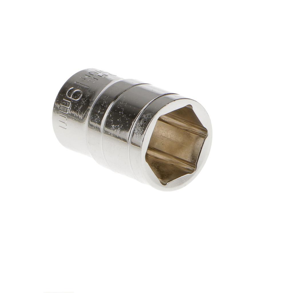 2 X 17mm & 19mm Short Socket Set 1/2 '' Metric Hexagon Socket