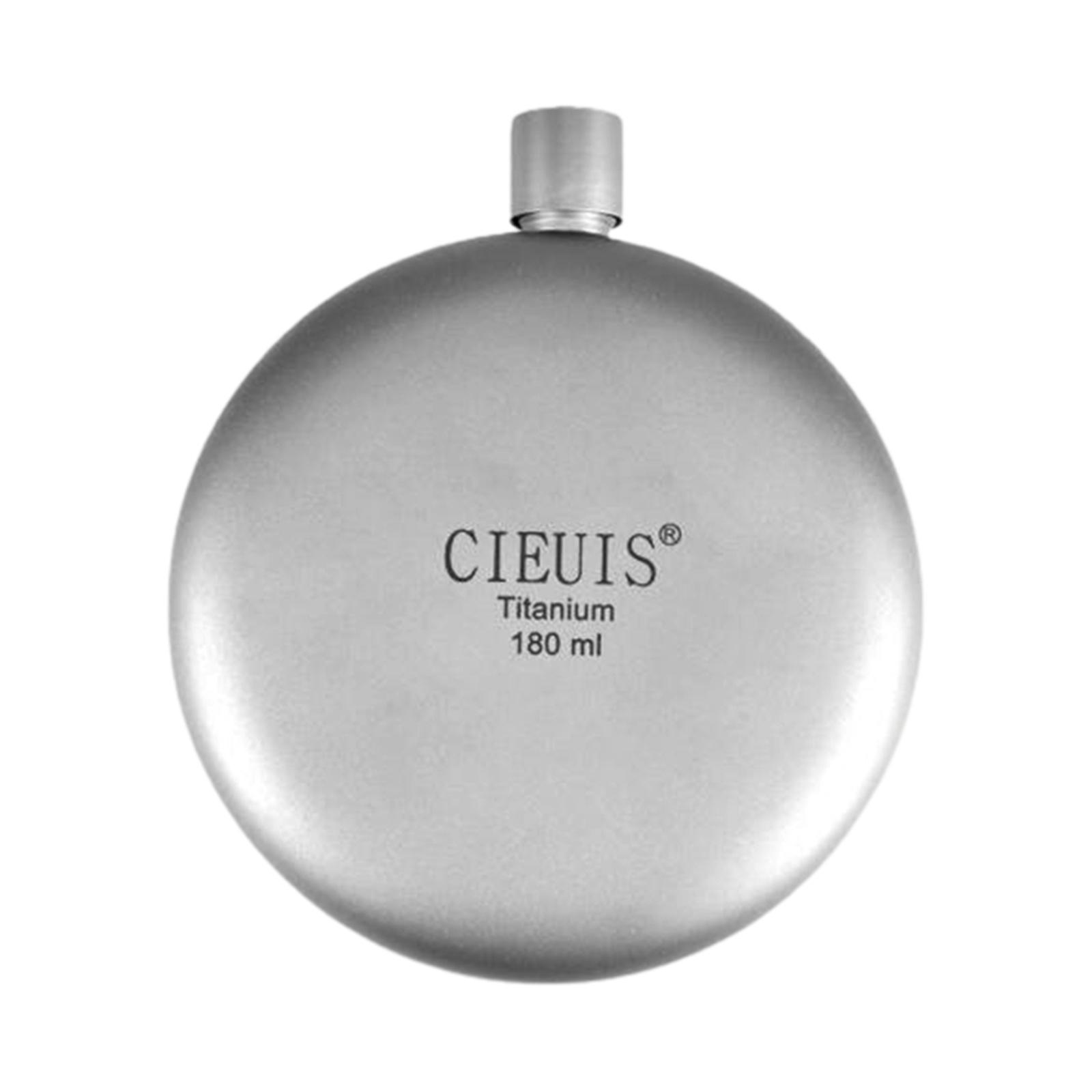 Titanium Hip Portable Leakproof Drinking Cup for Travelling Camping