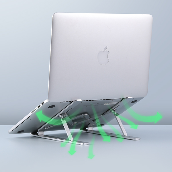 Giá Đỡ Laptop Đa Năng Dễ Dàng Gấp Gọn Hộp Kim Nhôm Cao Cấp Phù Họp Nhiều Dòng Laptop - Hàng Chính Hãng