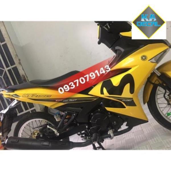 Tem rời ex 150 Movistar vàng đen