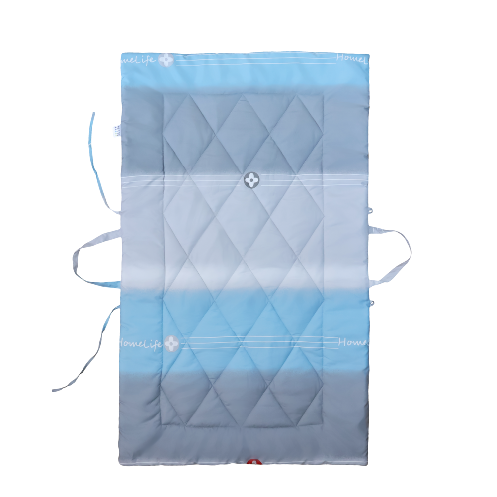 Bộ 5 món tiện lợi cho bé đi học mầm non, tiểu học NIN House hoạ tiết Cotton Cloud 70x120cm chất liệu cotton dễ thương, 1 tấm trải chống trượt, 1 chăn, 1 ruột gối, 1 vỏ gối, 1 túi xách