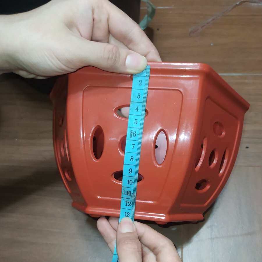 25 Chậu nhựa Đồng Tiền trồng lan cao cấp siêu bền đường kính 22x12.5x14cm- 77592