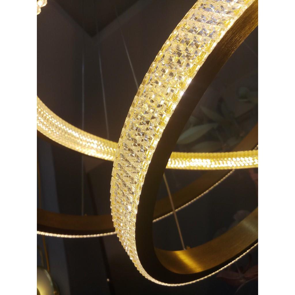 Đèn trần RORIO 3 vòng Led 3 chế độ sáng - có điều khiển từ xa tiện dụng