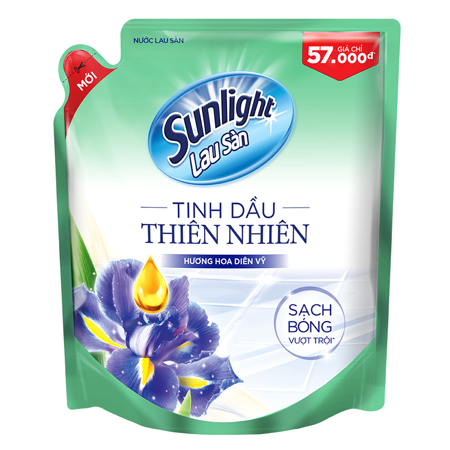 Nước Lau Sàn Sunlight Hoa Diên Vỹ 2.6kg