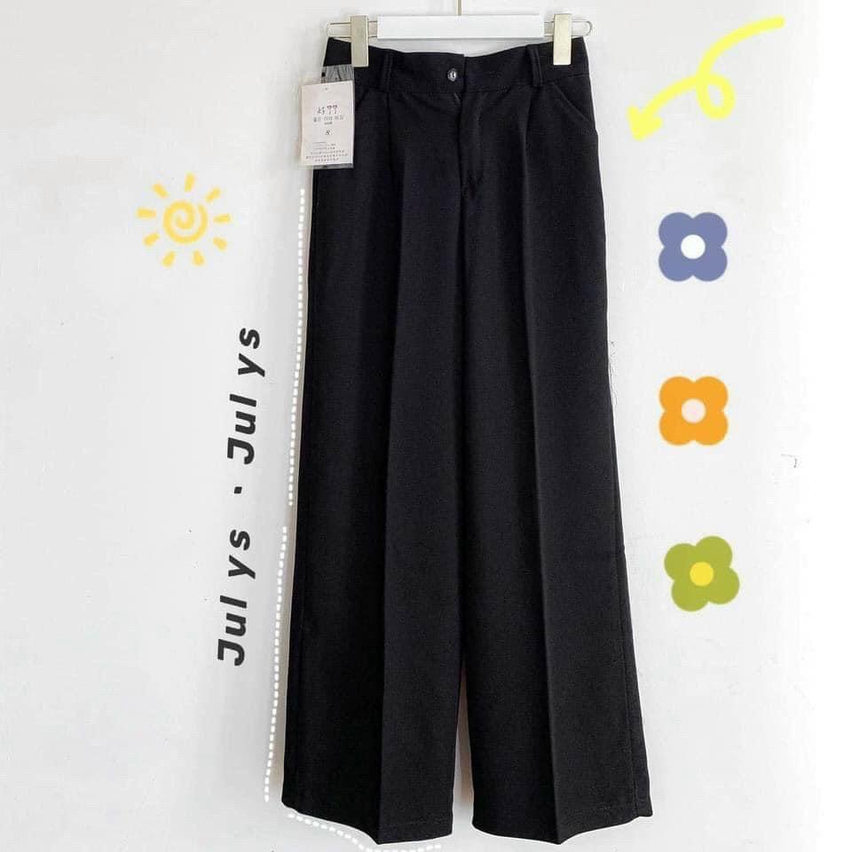 Quần ống rộng nữ chất liệu Vitex Hàn Quần công sở nữ ống suông size từ S - 2XL