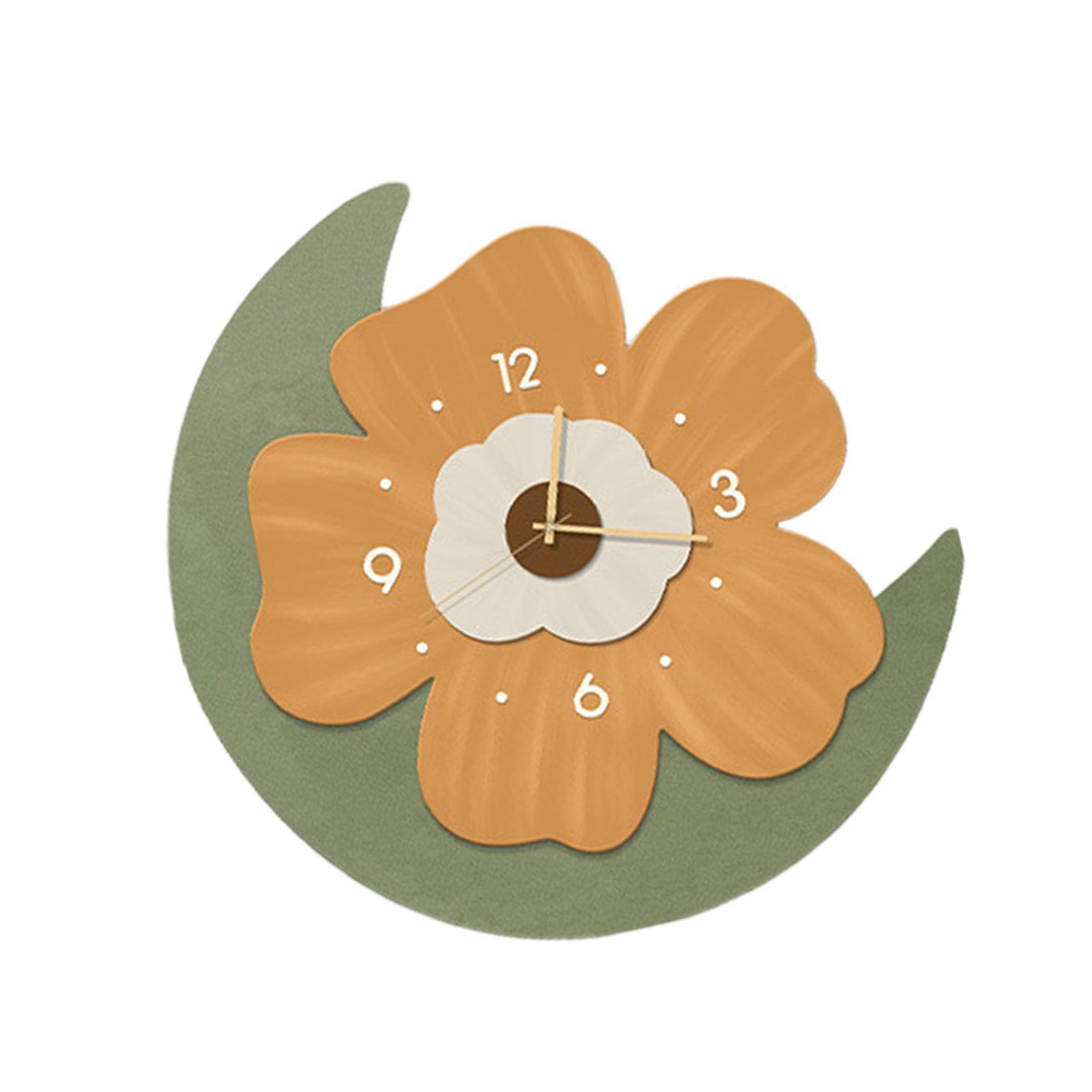 Wall Clock Art Clock Mute Minimalist Modern Ornament Decorative Clock for Study Room Home Living Room Dining Room Decoration