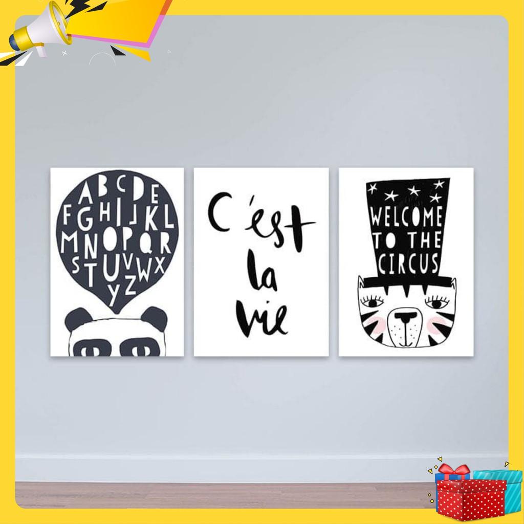 Bộ tranh Scandinavian “Welcome to the circus” W2232