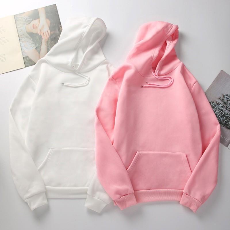 Áo Hoodie Nỉ Unisex Nam Nữ Đủ Size Nhiều Màu