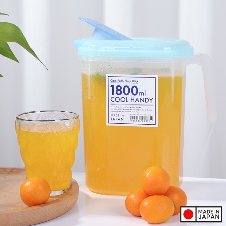 Bình đựng nước có quai Cool Handy 1.8L - Hàng nội địa Nhật Bản (Made in Japan) (Giao màu ngẫu nhiên)