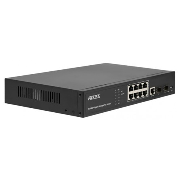 Switch APTek SG2082P 8 Port PoE Managed Gigabit - Hàng chính hãng