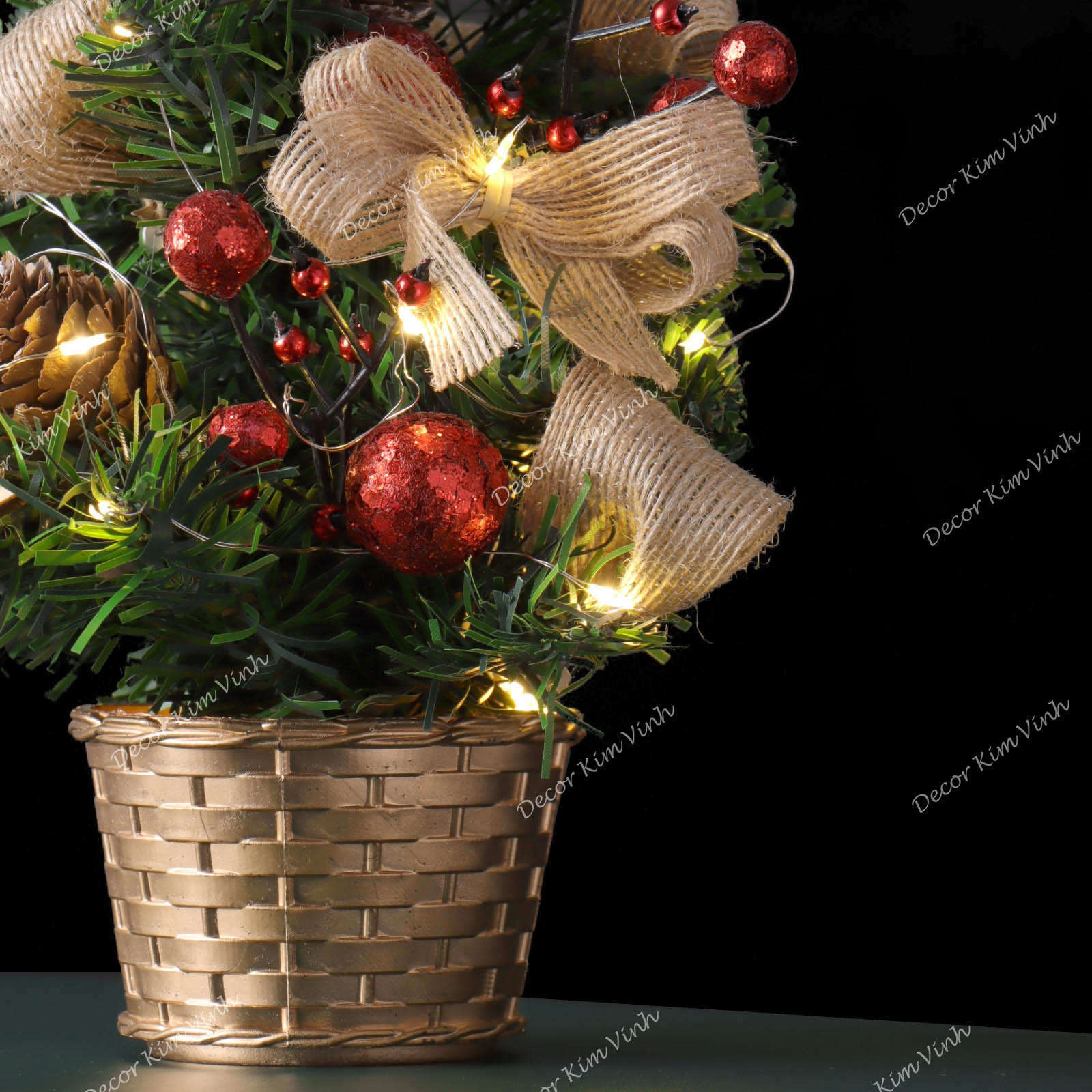 Cây Thông Nhí 3TN01 Cây Thông 30cm Trang Trí Giáng Sinh Cây Thông Noel