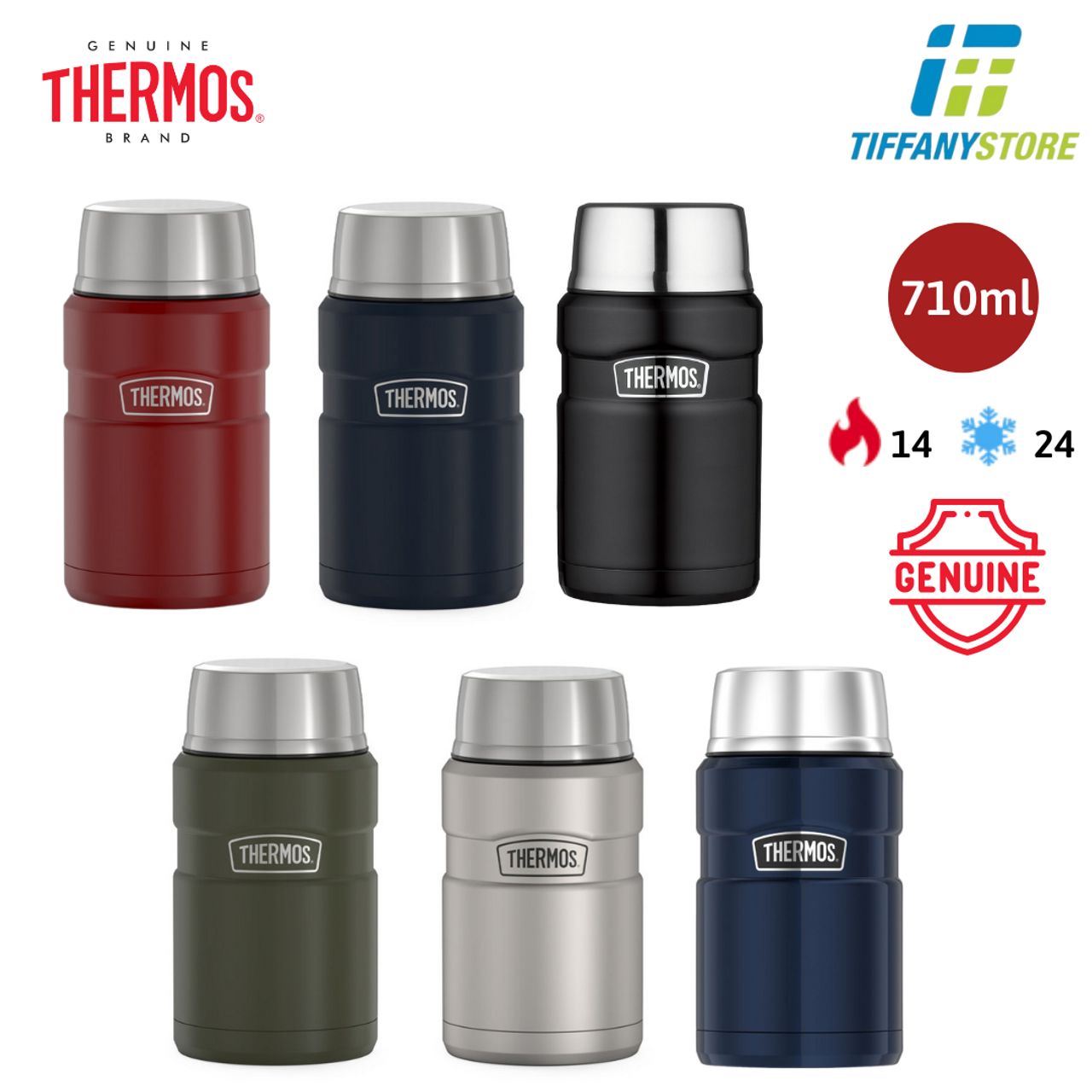 Hình ảnh Hộp giữ nhiệt đựng thực phẩm Thermos Stainless King Food Jar, Stainless Steel 470ml