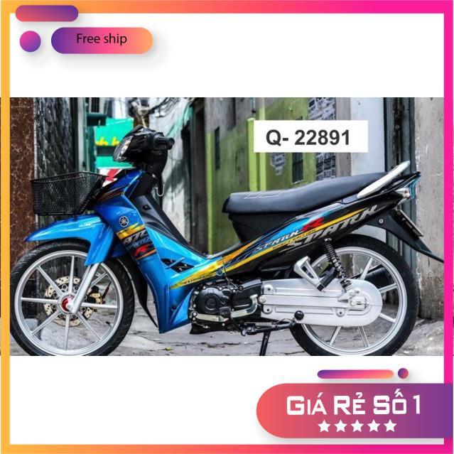Tem rời dành cho xe Sirius spark R decal 3 lớp