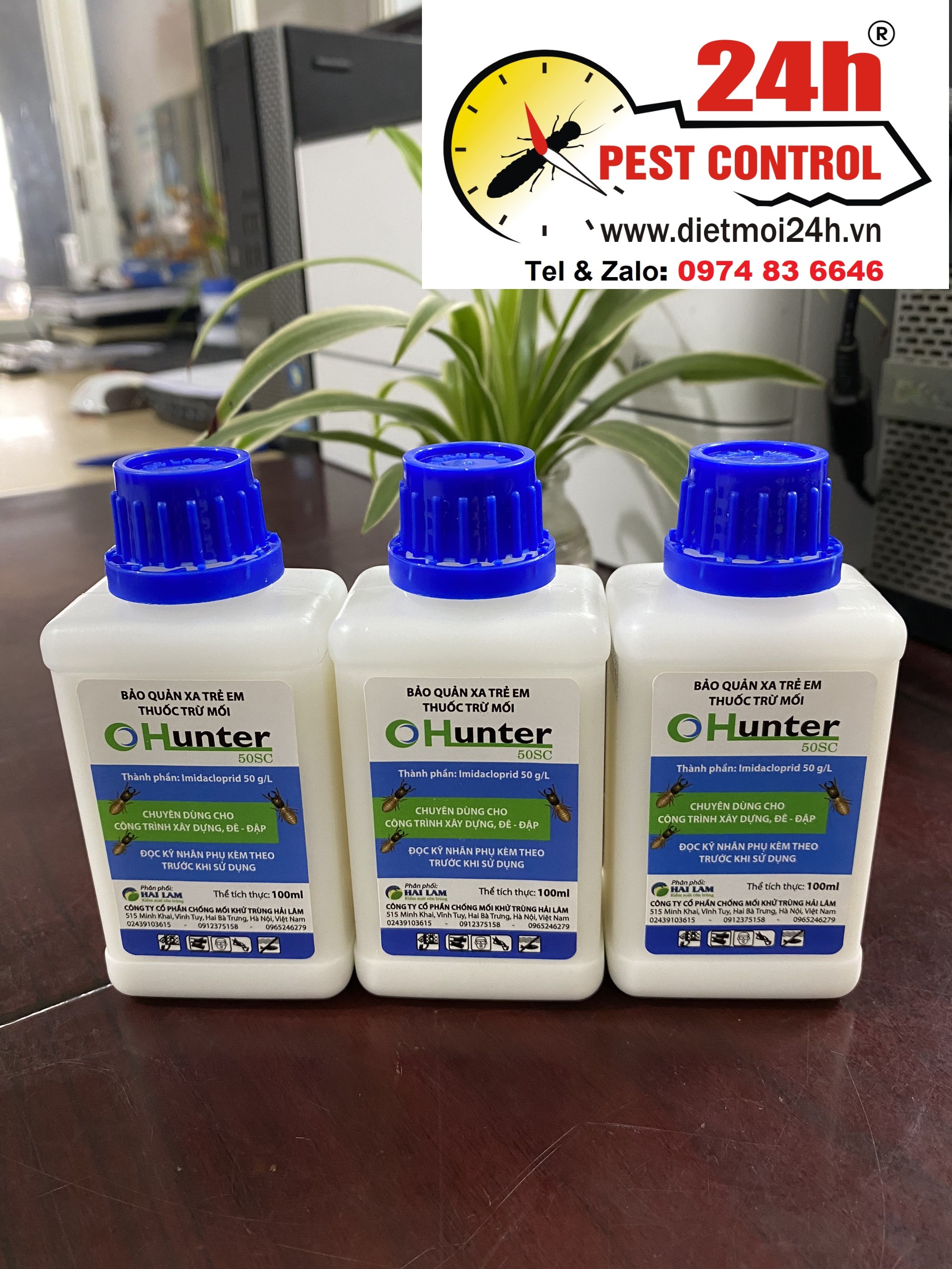 Thuốc Diệt Mối Không Mùi -Hunter 50SC 100ml