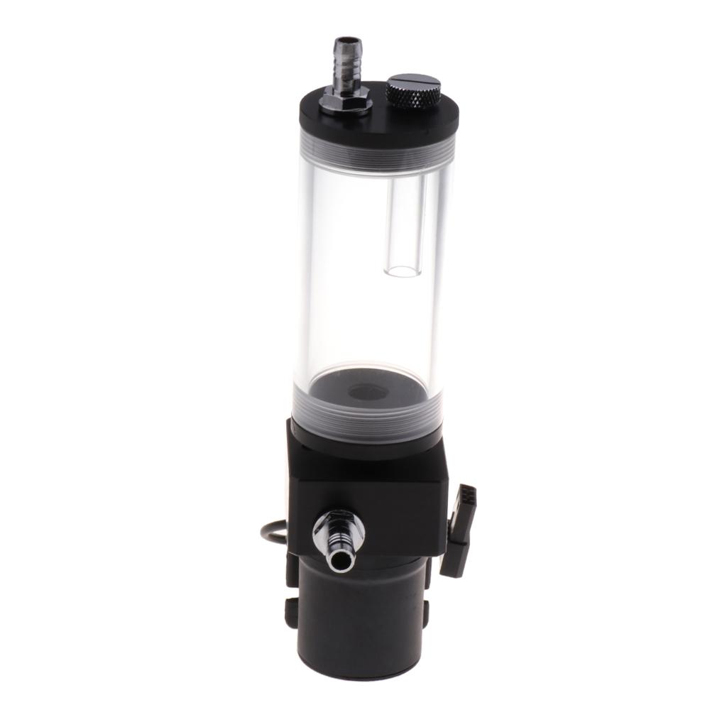 Cylinder Water Tank +G1/4 Thread 19W Pump Computer Water Cooling Radiator