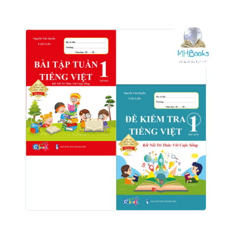 Sách - Combo Bài Tập Tuần và Đề Kiểm Tra Tiếng Việt 1 - Kết Nối Tri Thức Với Cuộc Sống - Học kì 2