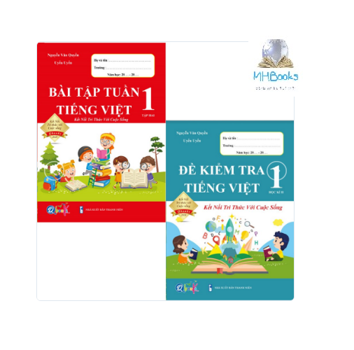 Sách - Combo Bài Tập Tuần và Đề Kiểm Tra Tiếng Việt 1 - Kết Nối Tri Thức Với Cuộc Sống - Học kì 2 (2 cuốn)