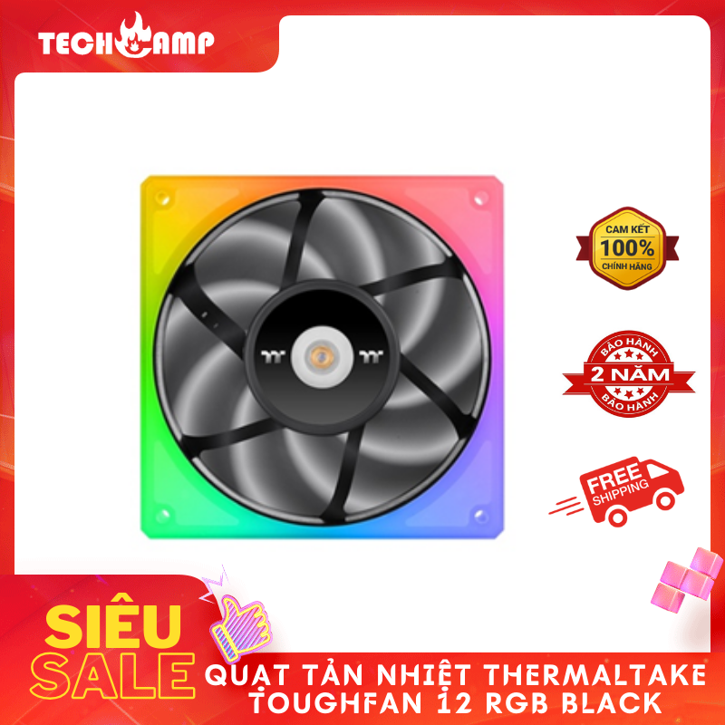 QUẠT TẢN NHIỆT Thermaltake TOUGHFAN12 RGB Black - Hàng chính hãng