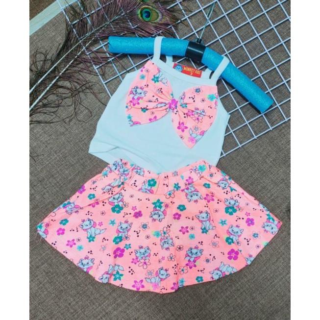 Sét áo 2 dây + váy cho bé cực xinh