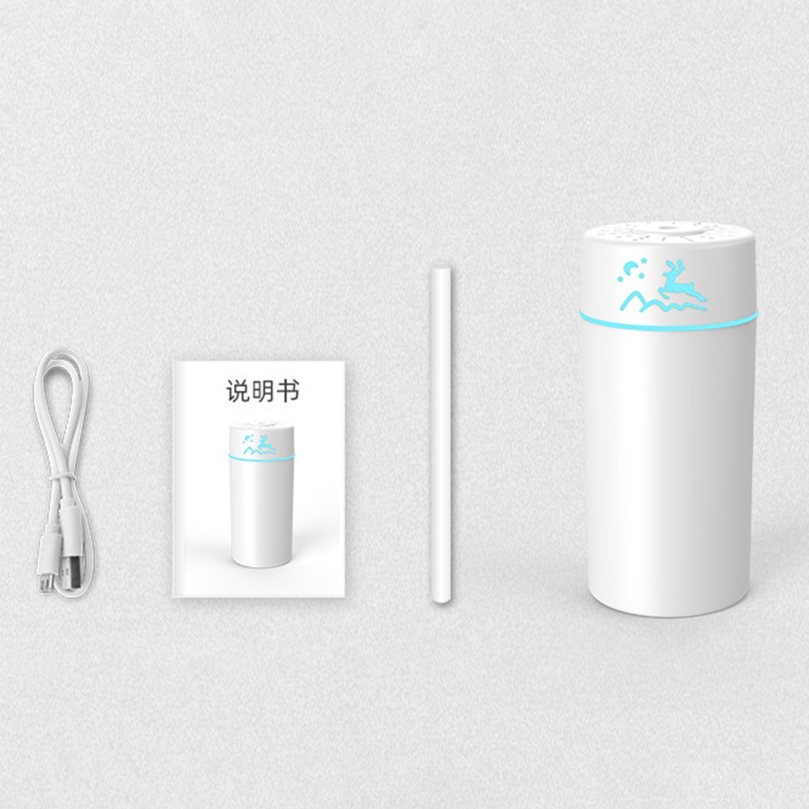Mini Humidifier USB Desktop Humidifier for Desktop Living Room White