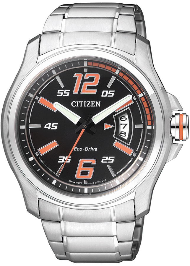 Đồng Hồ Nam Citizen Dây Thép Không Gỉ AW1350-59E - Mặt Đen