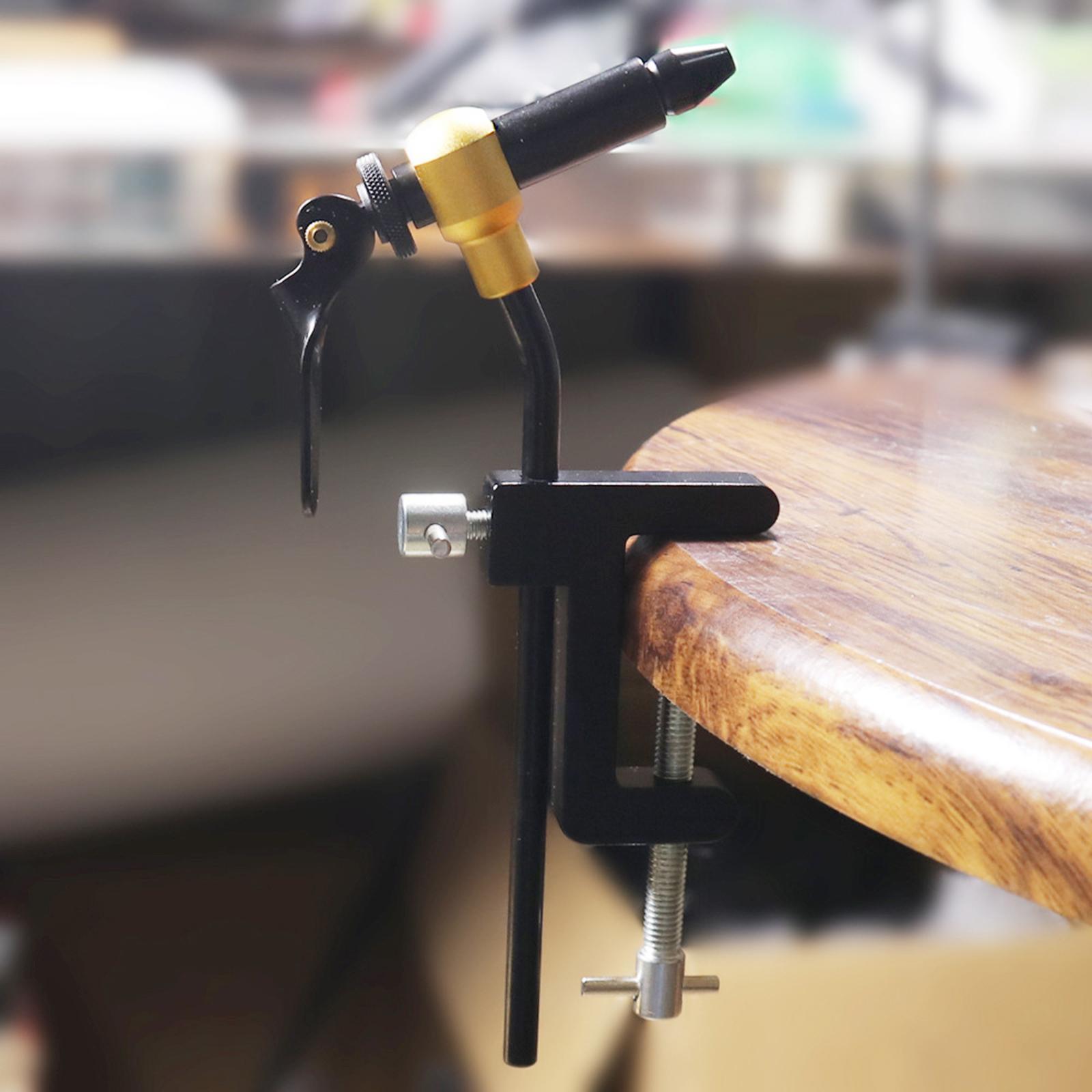 Rotary Fly Tying Vise Fishing Flies Tying Tool with Maker Jigs Tool