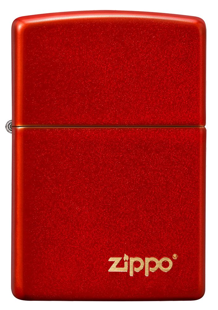 Bật Lửa Classic Metallic Red Zippo Logo 49475ZL