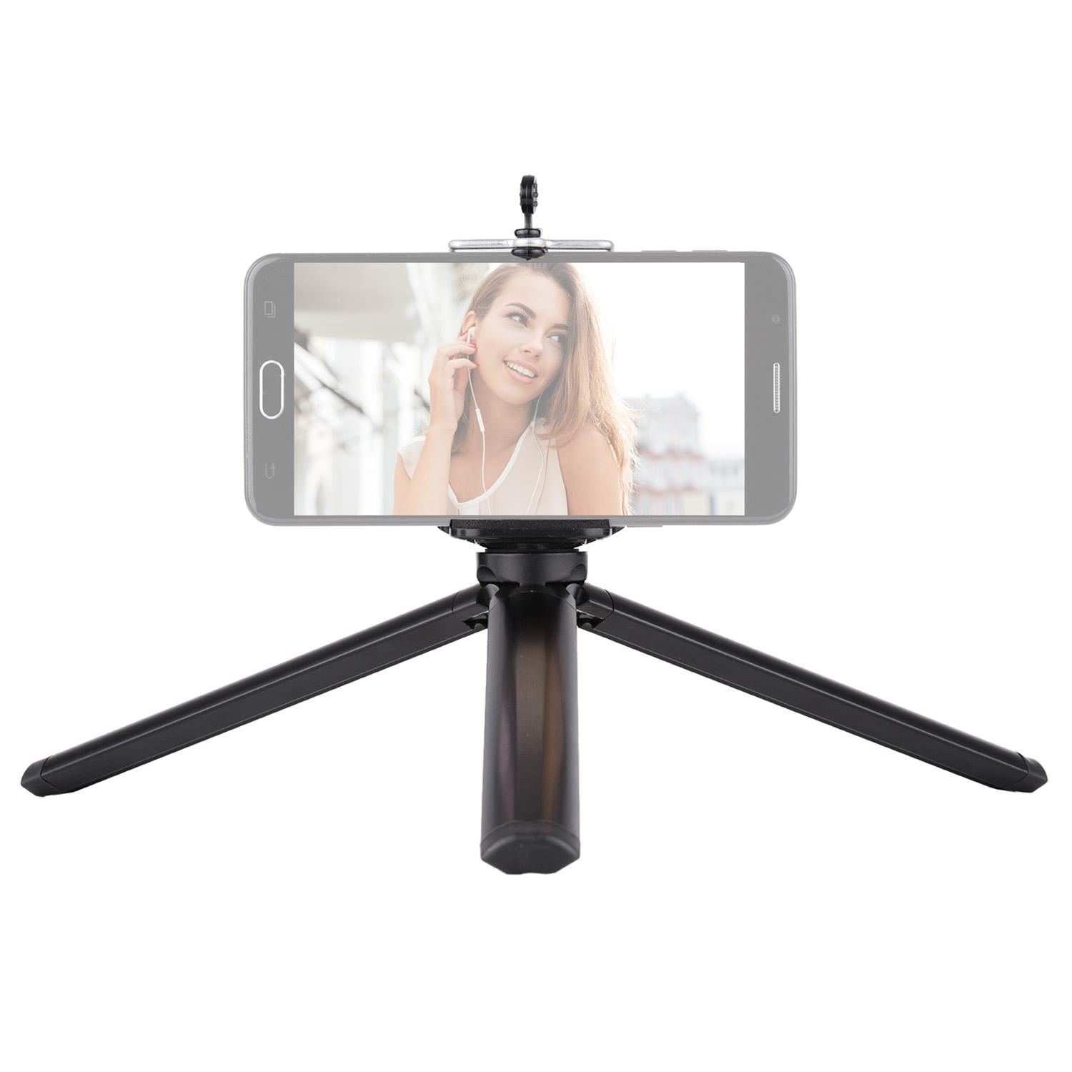 Chân máy gấp gọn để bàn bằng hợp kim nhôm với giá treo vít 1/4 inch cho máy ảnh DSLR Điện thoại thông minh LED Light Max. Tải 3KG
