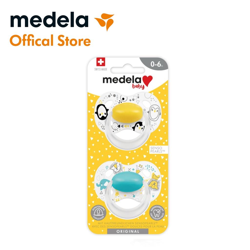 Ty ngậm Medela Baby Pacifier Original - vỉ 2 chiếc, Mới 100% - Hoàn hảo để sử dụng hàng ngày - không chứa BPA