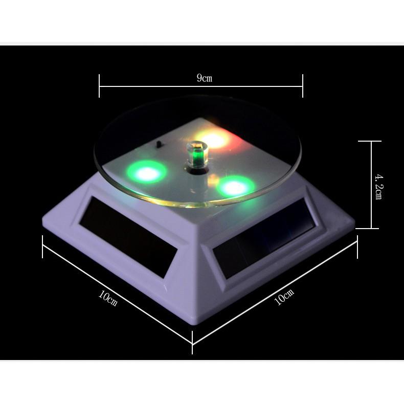 Đế xoay trưng bày sản phẩm năng lượng mặt trời V3 - có đèn