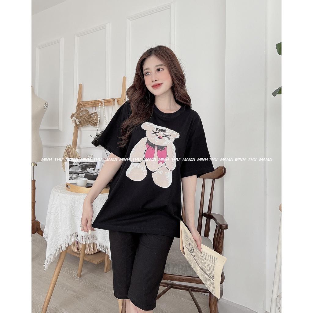 Bộ bầu lửng mùa hè chất vải cotton mềm - (BL69