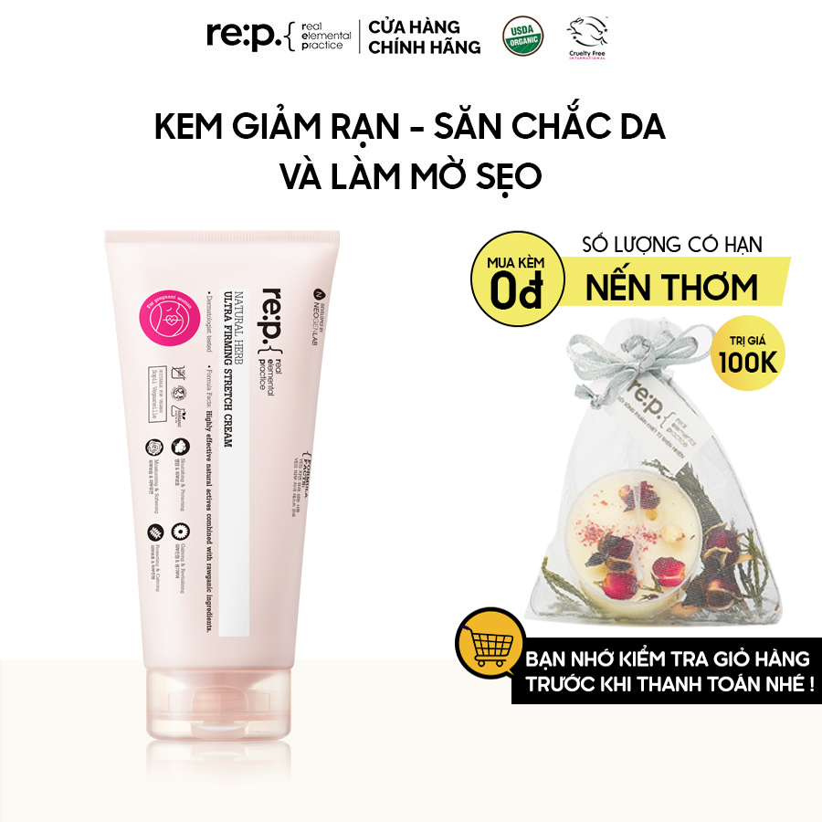 Kem Giảm Rạn, Làm Mờ Sẹo RE:P Natural Herb Ultra Firming Stretch Cream