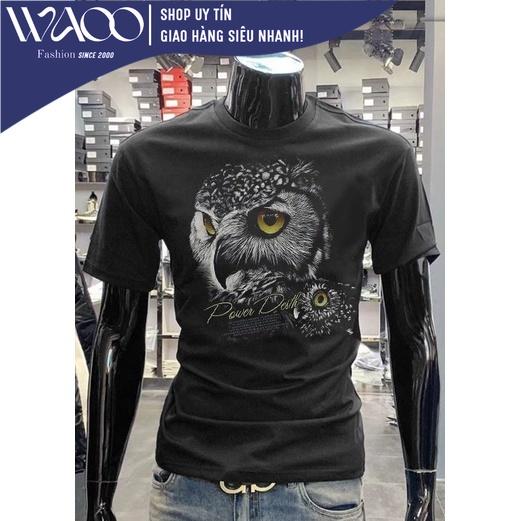 Áo Thun Nam, Có Bigsize Từ S Đến 8XL, Vải Cotton Cao Cấp, Mặc Mịn Thoáng Mát - Thời Trang Waoo, Mẫu ATNN300