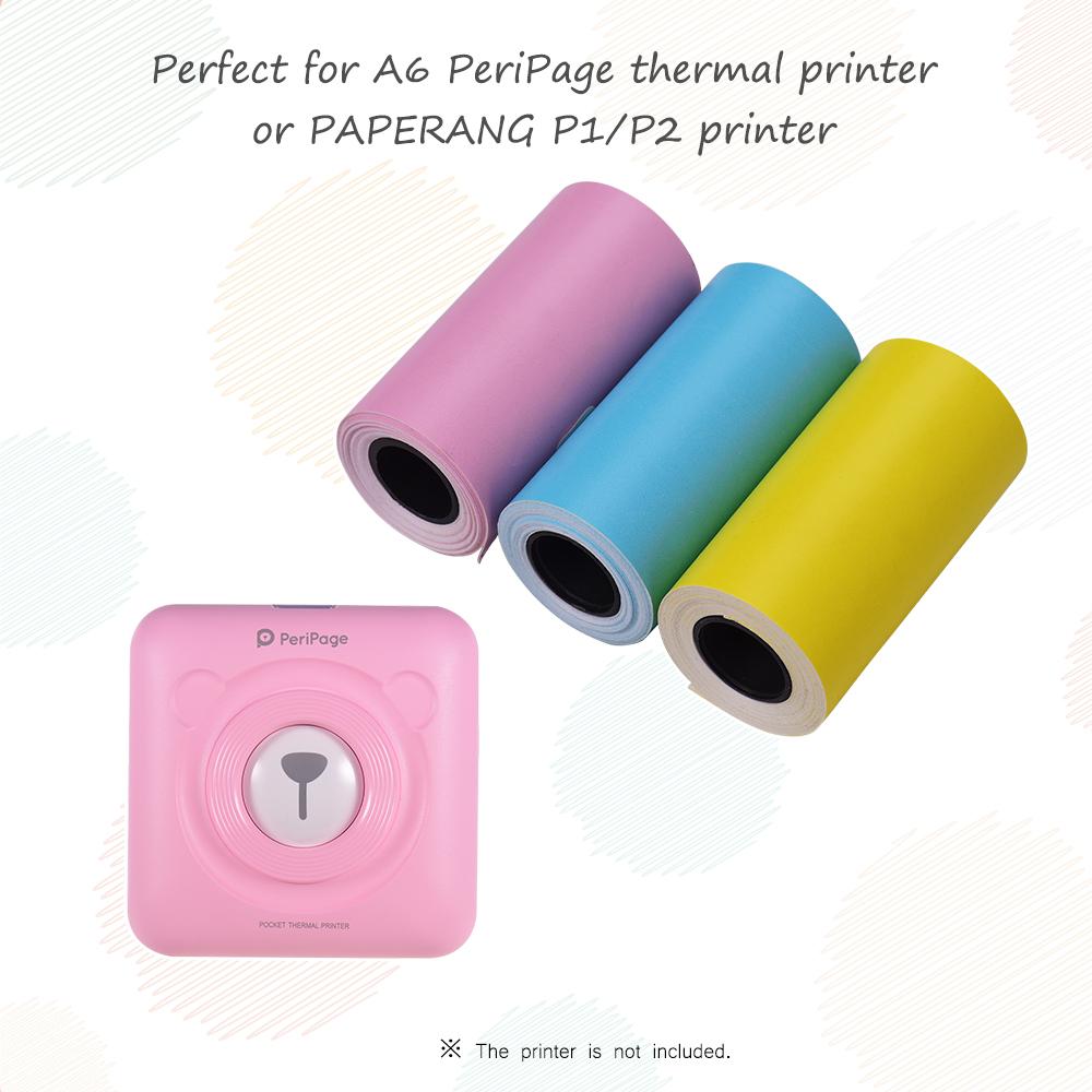 Giấy dán màu in nhiệt có keo tự dính 57 * 30mm