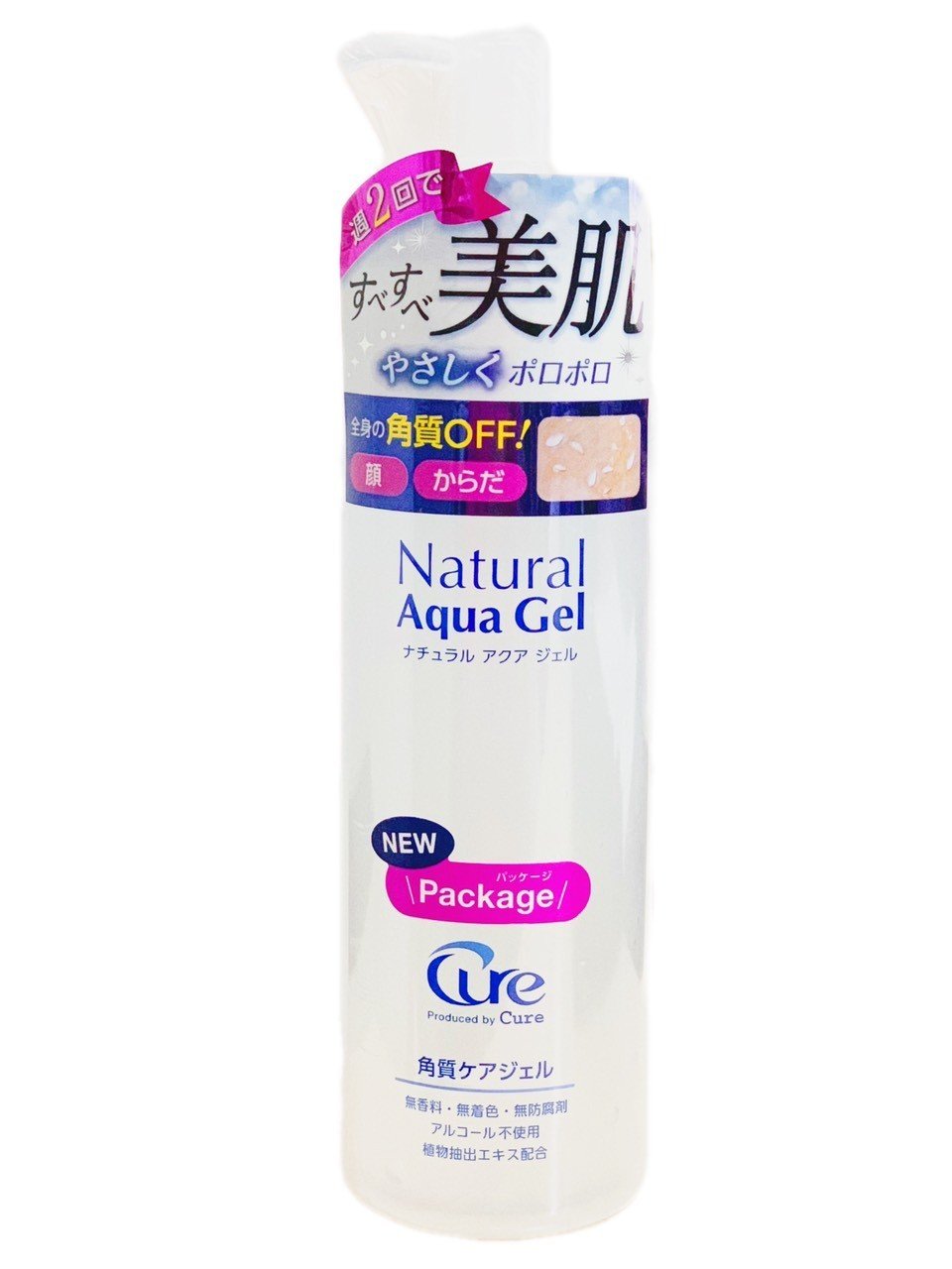Gel Tẩy Tế Bào Chết Cure Natural Aqua Gel 250g (Combo 250g Và Set 24ml)
