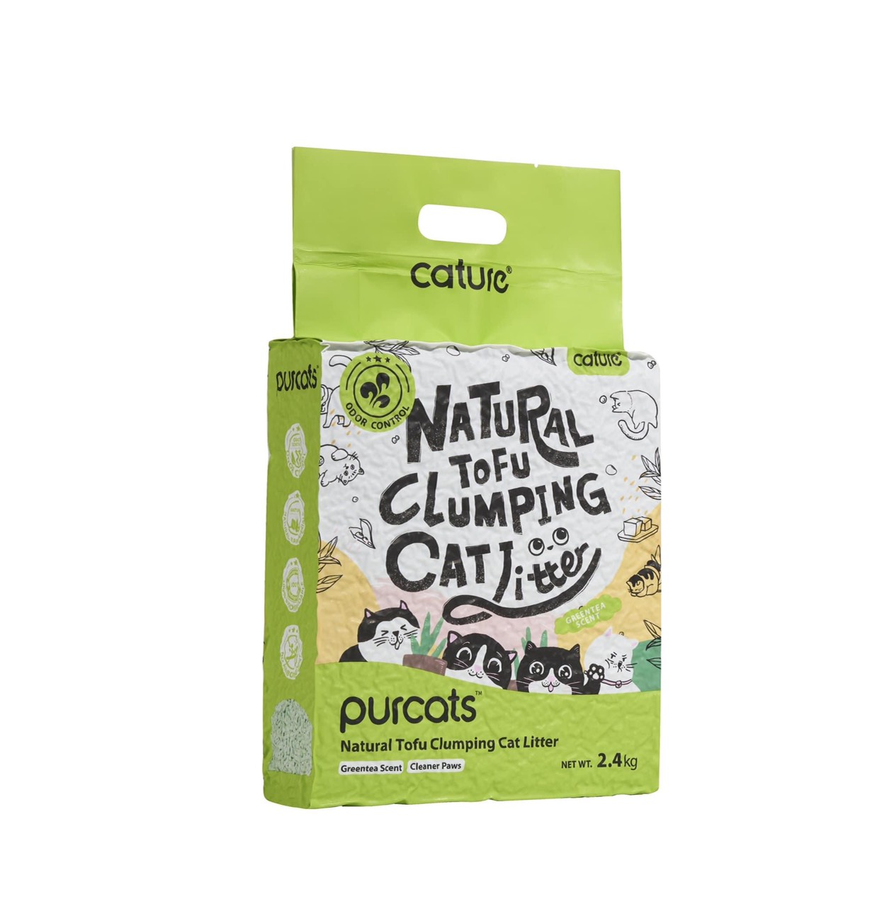 Cát đậu nành Cature Tofu 6L - Natural Tofu Clumping Cat Litter
