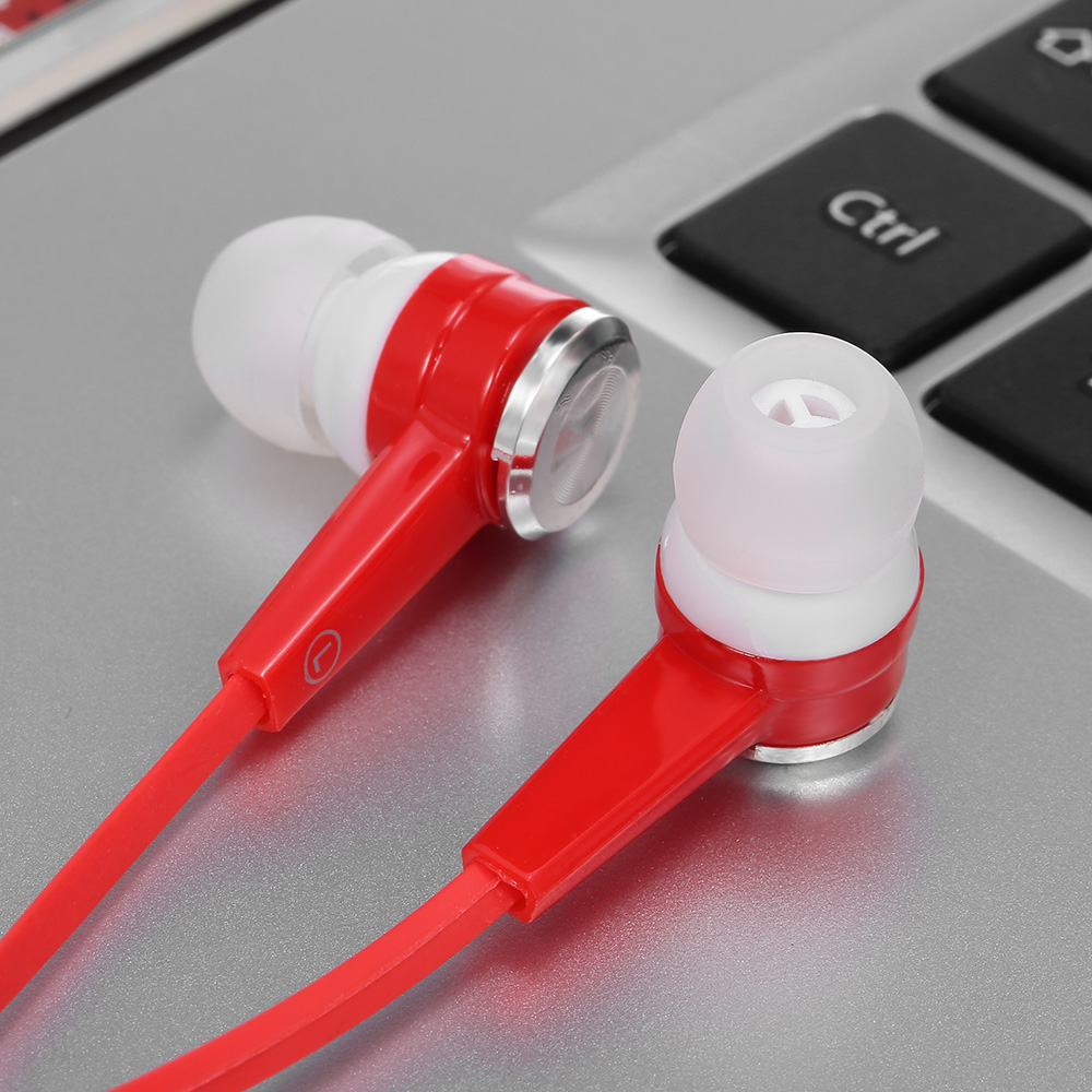 Tai Nghe Nhét Tai Có Dây Giắc Cắm 3.5mm Âm Thanh Nổi Với Micrô