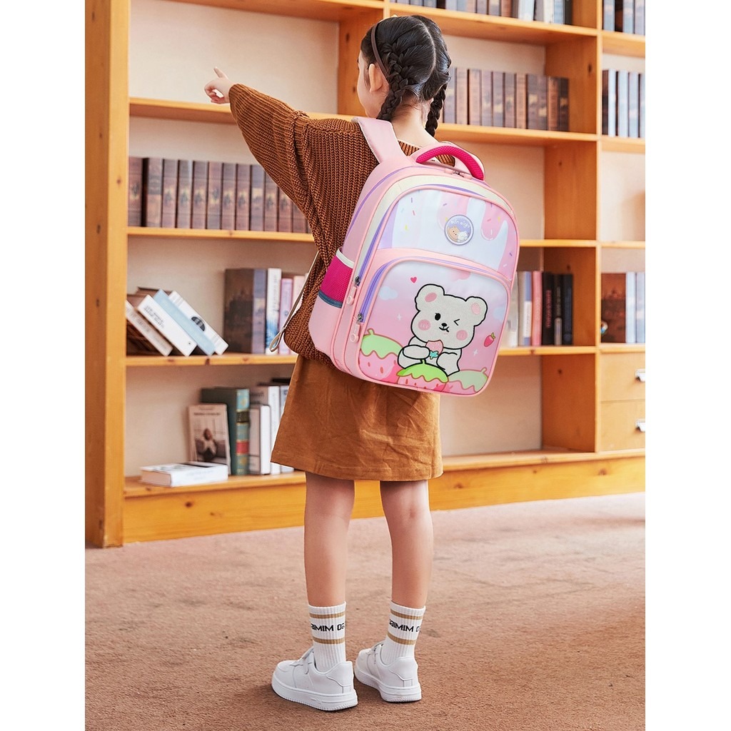 SUN EIGHT - 90268 Balo học sinh Cấp 1 siêu nhẹ, chống gù, chống thấm nước, cặp sách học sinh tiểu học