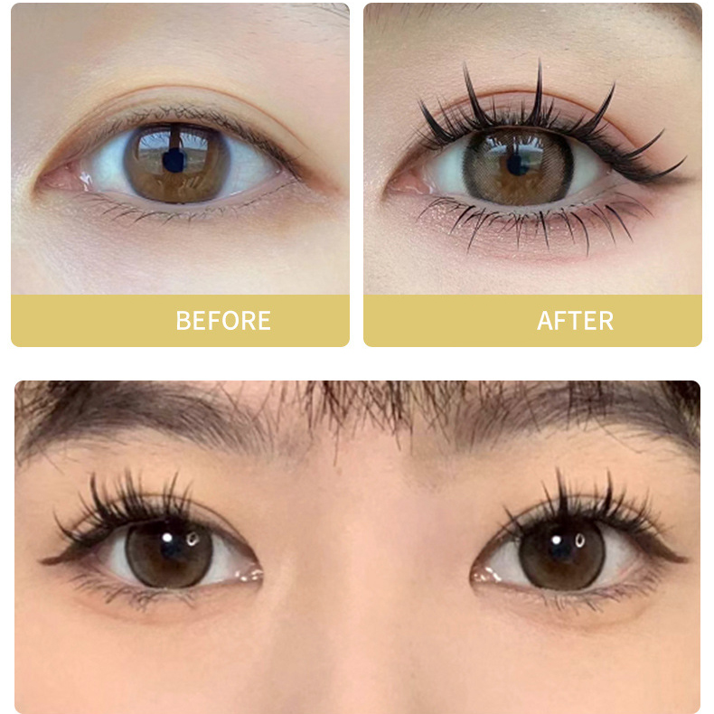 Lông mi giả Eyelash mi giả loại chữ A màu đen tự nhiên Size 10/11/12mm