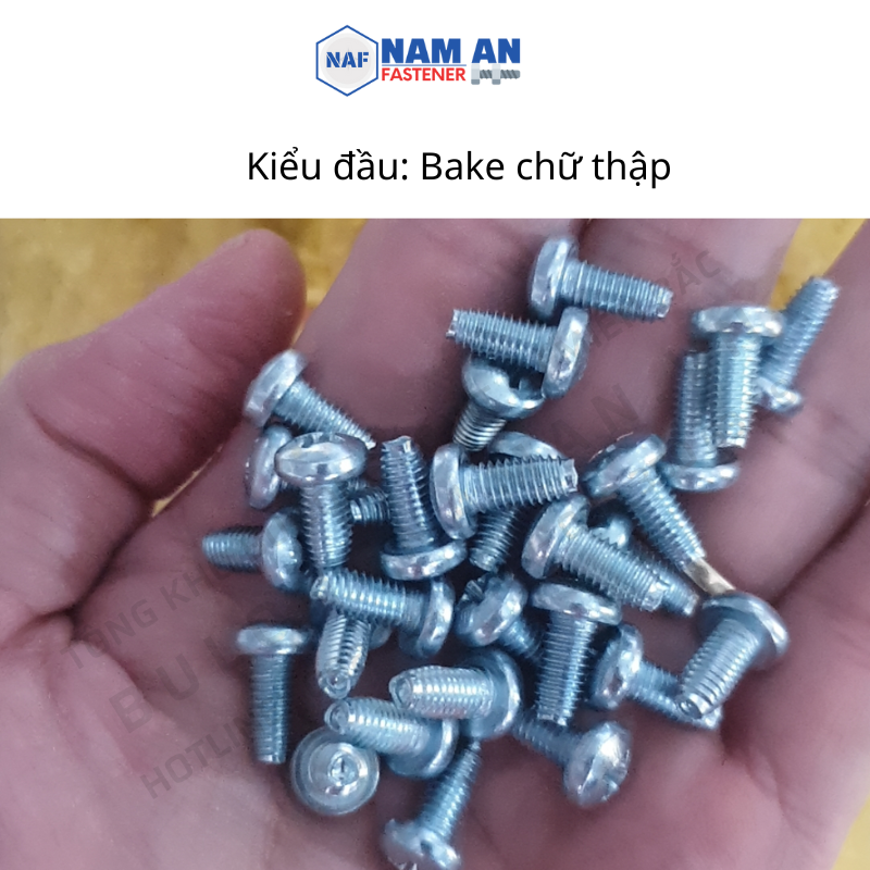200 con Vít tự tạo ren M4, M5, M6 bake đầu cầu mạ kẽm trắng xanh và Vít tự ren đầu hoa thị M6x10, M6x16