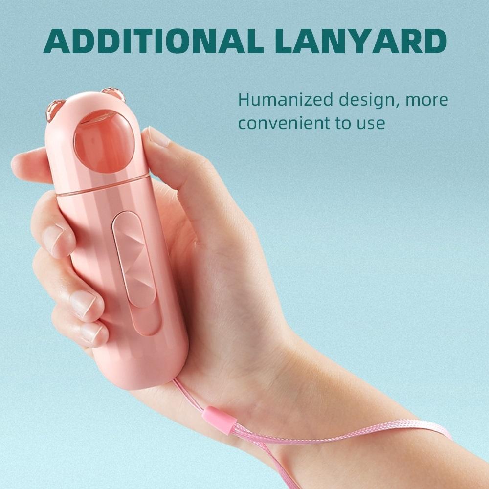 Mặt Nano Máy Phun Sương USB Máy Phun Sương Tạo Ẩm Khuếch Tán Tinh Dầu Dưỡng Ẩm Da Mặt Hơi Nước Phun Sương Chăm Sóc Da Mặt Cơ Thể Máy Xông Khí Dung Macaron