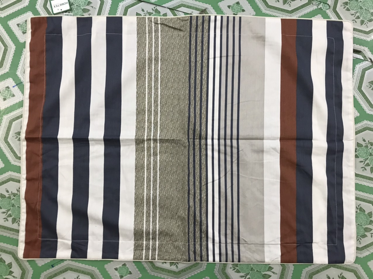 Áo gối đầu cotton hoa Hometex