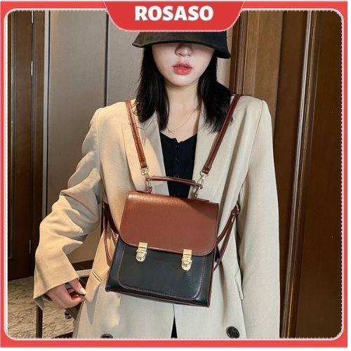 Balo nữ đeo chéo thời trang mini dễ thương đi chơi du lịch ROSASO TX49