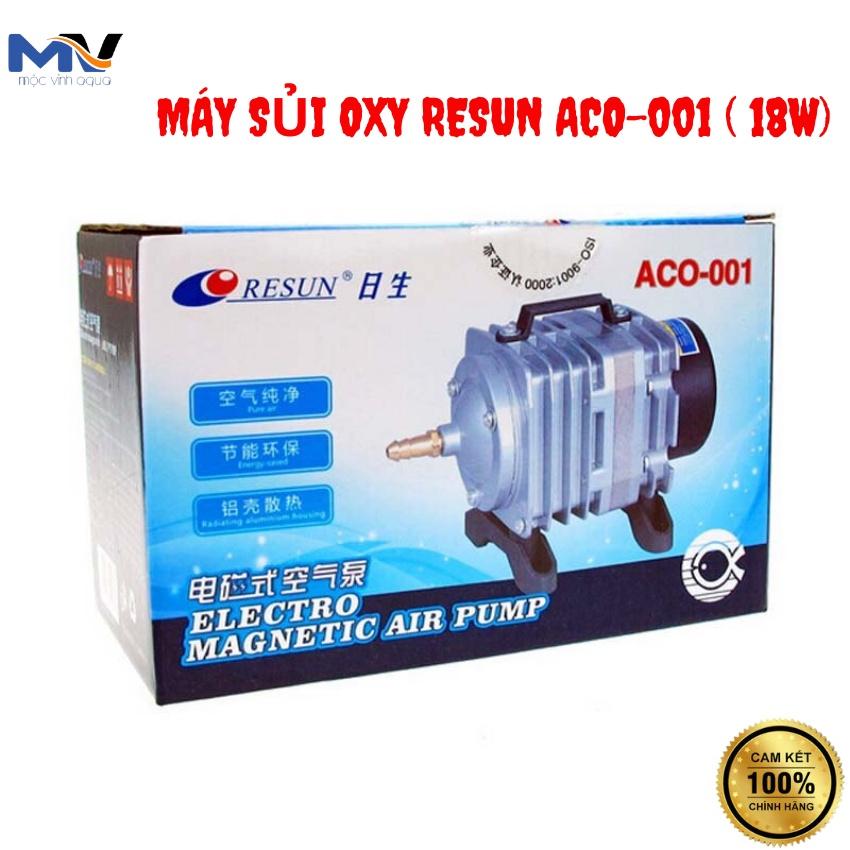 Máy Sủi Oxy Hồ Cá RESUN ACO-001 | CỬA HÀNG CÁ CẢNH VÀ THIẾT BỊ LỌC NƯỚC HỒ CÁ MỘC VINH AQUA
