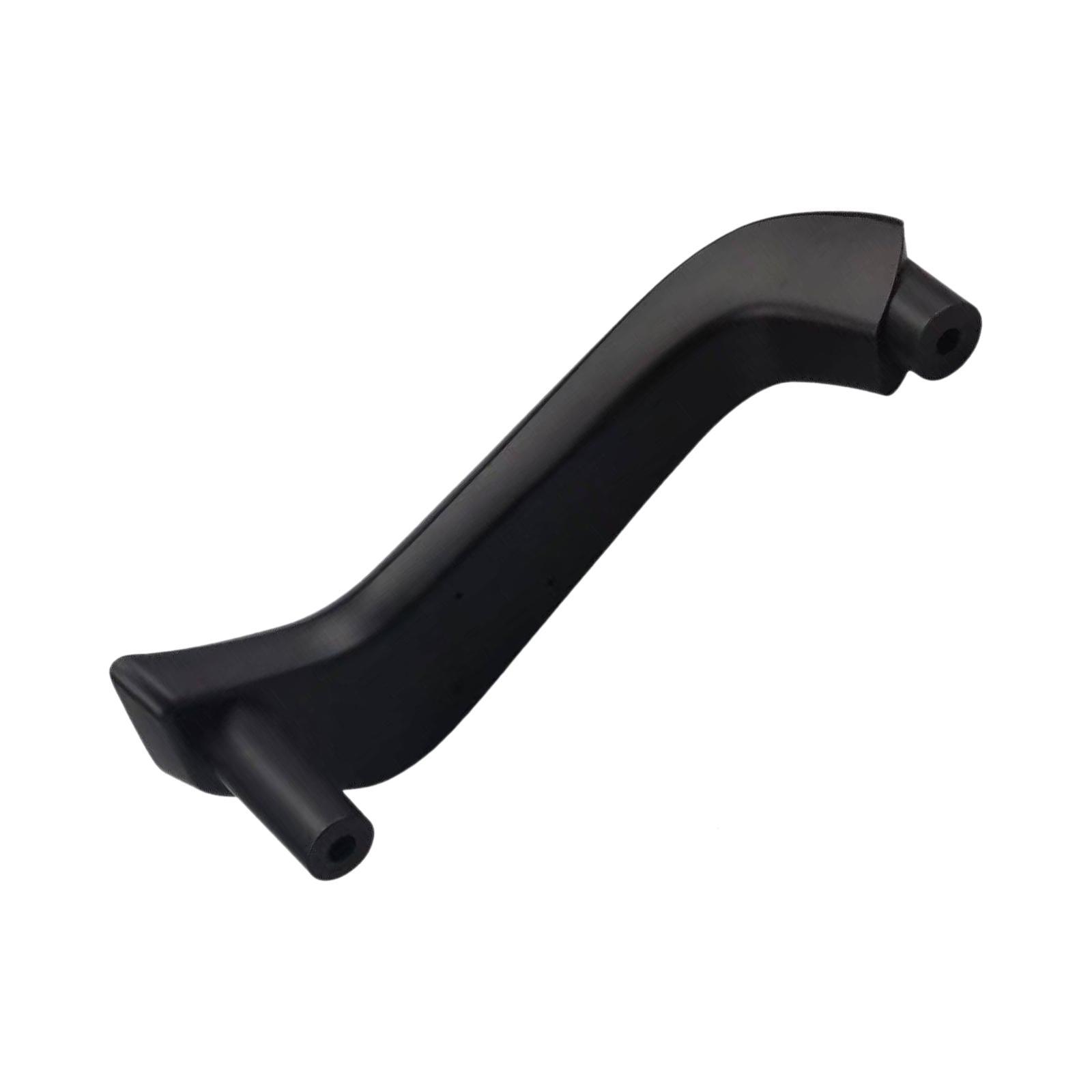 Interior Door Handle Automobile Accessories with 2 Screws Easy to Install Replacement Parts for Fiesta Black