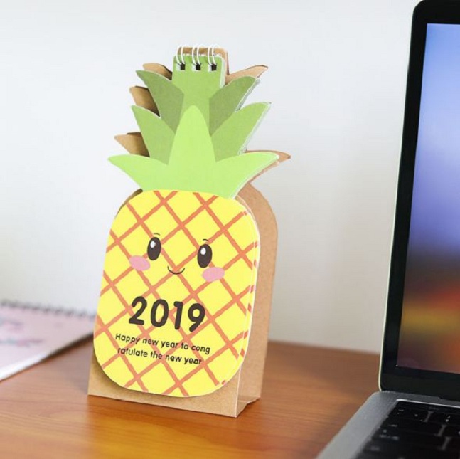 Lịch để bàn Pipeapple 2019