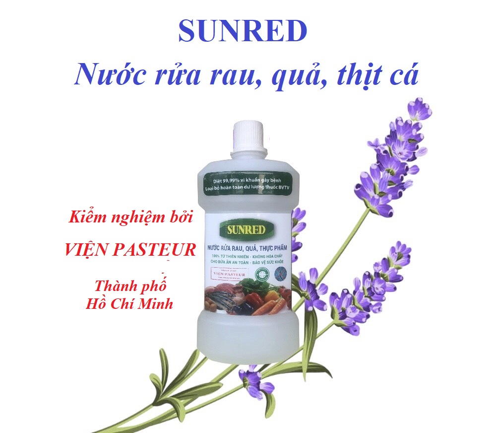 Nước Rửa Rau Quả, Thực Phẩm SUNRED.