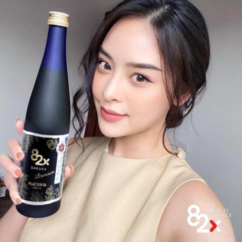 82X PLACENTA SAKURA PREMIUM 450.000mg Nhau Thai "Heo Hạnh Phúc" - Nước Uống Đẹp Da Đến Từ Nhật Bản 500ml